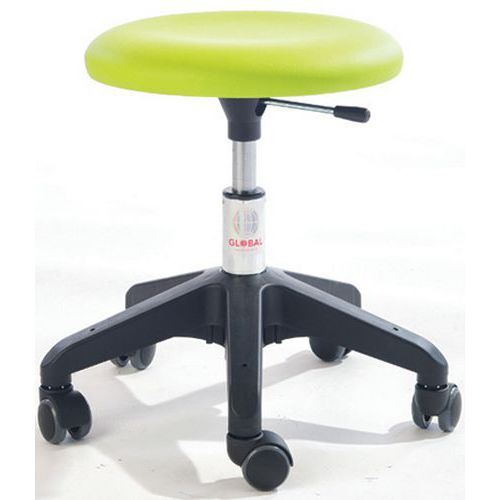 Tabouret rembourré Beta Octopus - Imitation cuir - Bas - Global Professional Seating