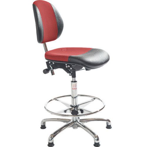 Ergonomische gevulde stoel voor de werkplaats DUO - Global Professional Seating
