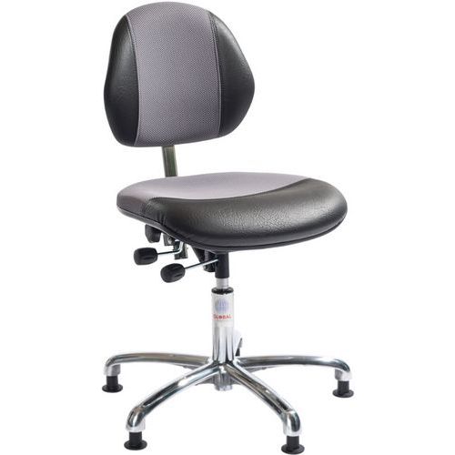 Ergonomische gevulde stoel voor de werkplaats DUO - Global Professional Seating