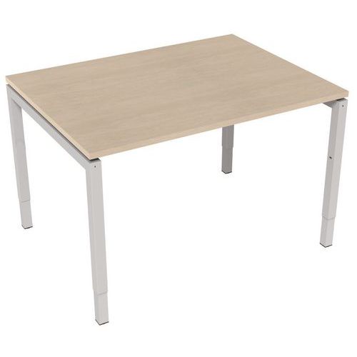 Bureau droit ergonomique à manivelle droit - Kelli