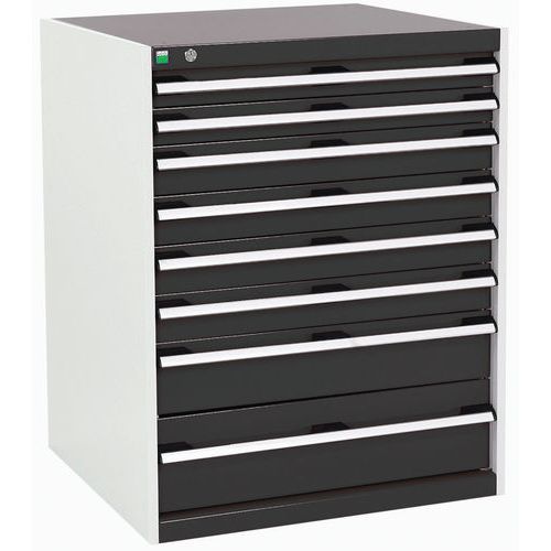 Werkplaatskast met laden cubio SL-8710-8.3 - Bott