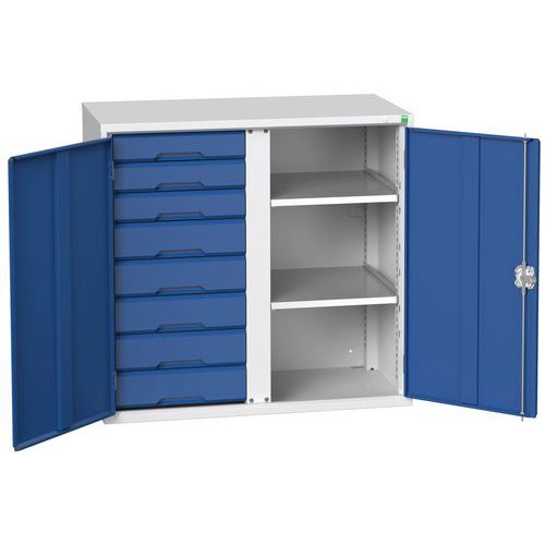 Armoire Verso 2x2 tiroirs portes pleines - Bott