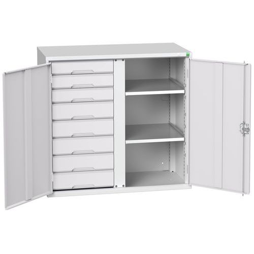 Armoire Verso 4x2 tiroirs portes pleines - Bott