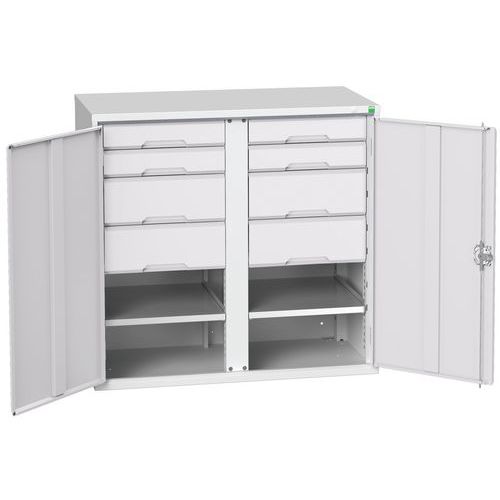 Armoire Verso 4x2 tiroirs portes pleines - Bott
