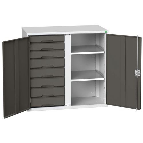 Armoire Verso 4x2 tiroirs portes pleines - Bott