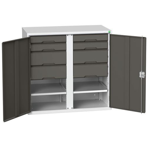 Armoire Verso 4x2 tiroirs portes pleines - Bott