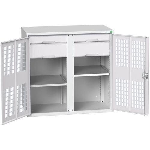 Armoire Verso 4x2 tiroirs portes pleines - Bott