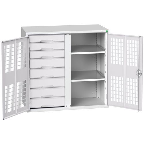 Armoire Verso 4x2 tiroirs portes pleines - Bott