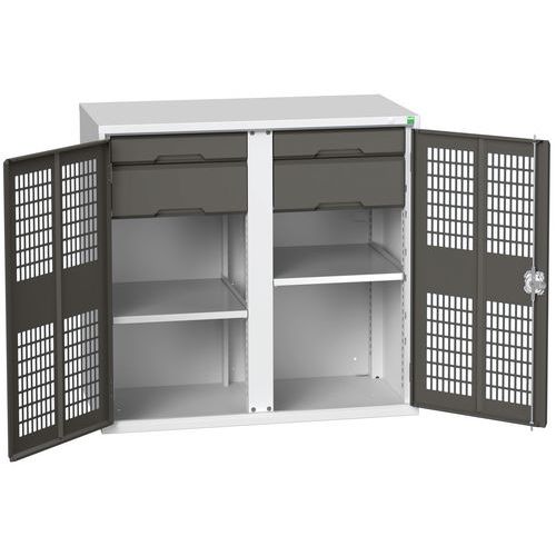 Armoire Verso 4x2 tiroirs portes pleines - Bott