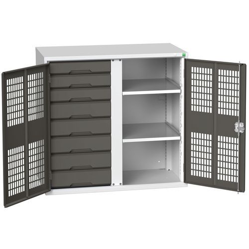 Armoire Verso 4x2 tiroirs portes pleines - Bott