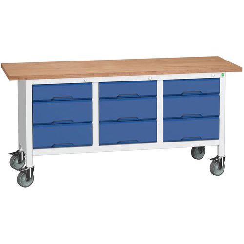 Verrijdbaar werkbank uit één stuk Verso 1750x600 M23 - Bott