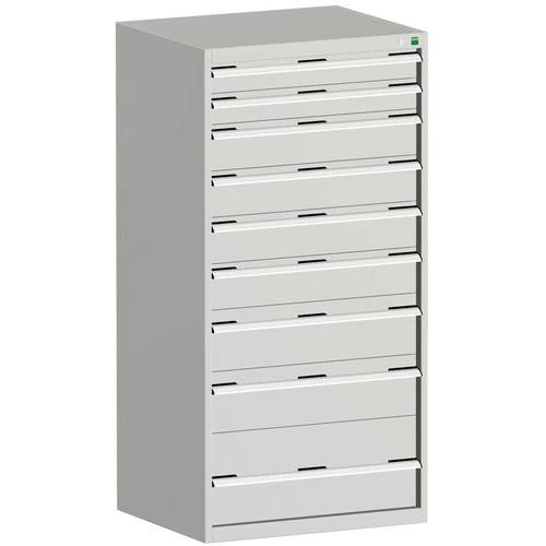 Armoire à 9 tiroirs Cubio - 1600x800x650mm - Bott