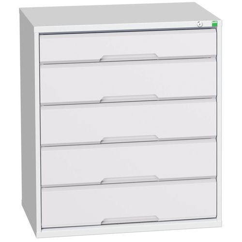 Armoire à tiroirs Verso - 900mm - 5 tiroirs - Bott
