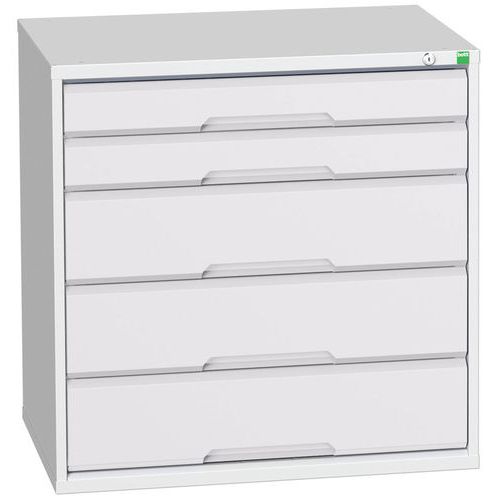 Armoire à tiroirs Verso - 800mm - 5 tiroirs - Bott