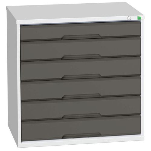 Armoire à tiroirs Verso - 800mm - 6 tiroirs - Bott