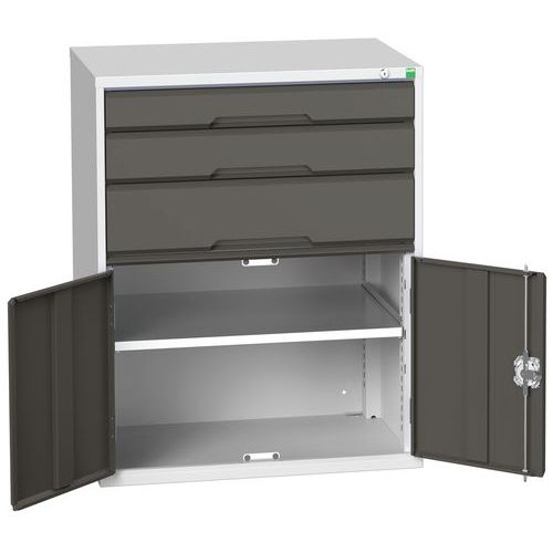 Armoire à tiroirs Verso - 1000mm - 3 tiroirs - Bott