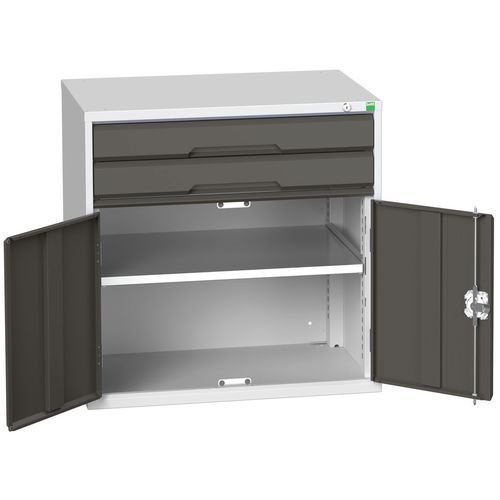Armoire à tiroirs Verso - 800mm - 2 tiroirs - Bott