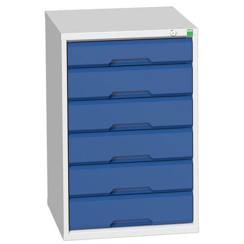 Armoire à tiroirs Verso - 800mm - 6 tiroirs - Bott