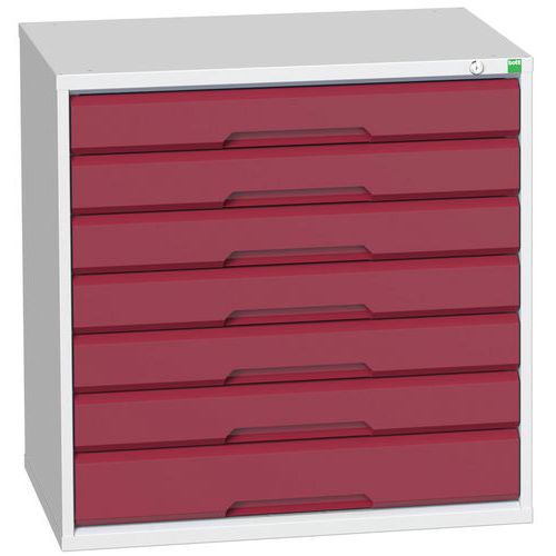 Armoire à tiroirs Verso - 800mm - 7 tiroirs - Bott