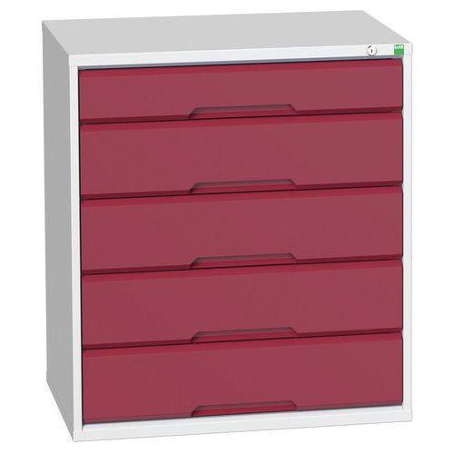 Armoire à tiroirs Verso - 900mm - 5 tiroirs - Bott