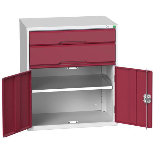 Armoire à tiroirs Verso - 900mm - 2 tiroirs - Bott