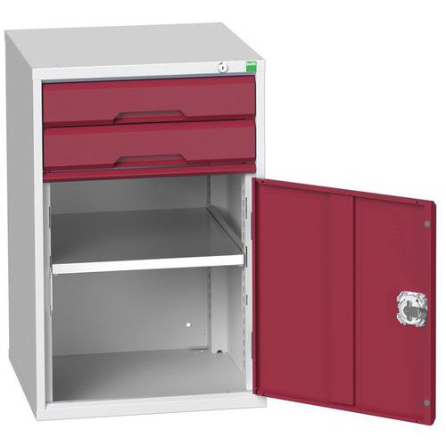 Armoire à tiroirs Verso - 800mm - 2 tiroirs - Bott