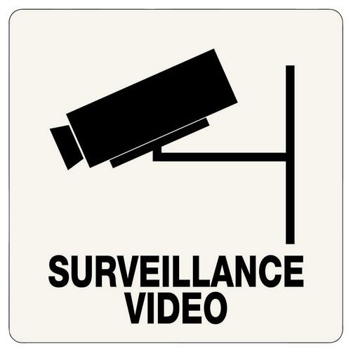 Informatiebord - Surveillance vidéo - Zelfklevend