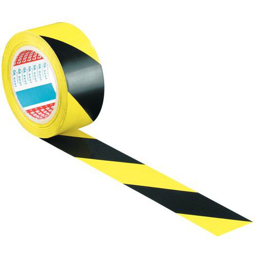 Pvc-grondmarkeringstape voor risicopreventie - 60760 - tesa