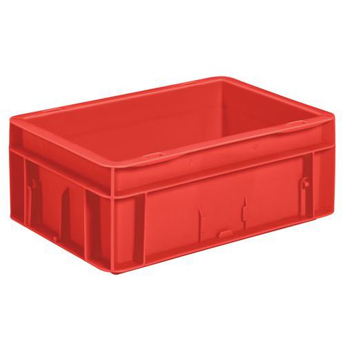 Euronorm-bak, Totale inhoud: 22 L, Stapelbaar: ja, Totale hoogte: 120 mm, Totale breedte: 400 mm
