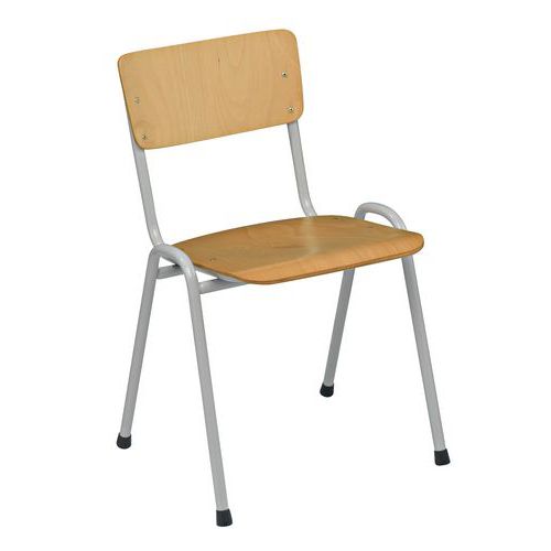 Houten stoel voor collectieve ruimtes