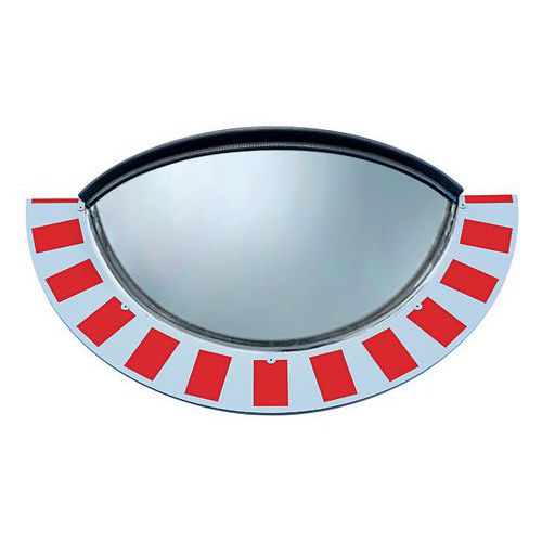 Verkeersspiegel met panoramisch zicht, Bewakingsradius: 4 m, Vorm: Halfrond, Zicht: 180 °