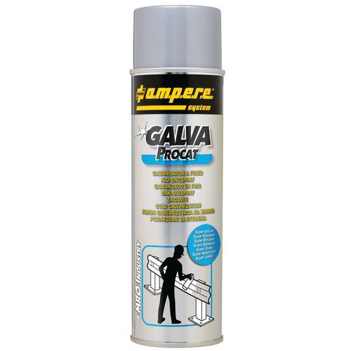 Bescherming van gegalvaniseerd metaal Spuitbus 650 ml, Verf afwerking: Satijn, Inhoud: 650 mL