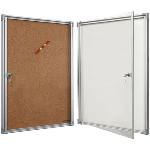 Binnenvitrine met draaideur extra plat - Vanerum