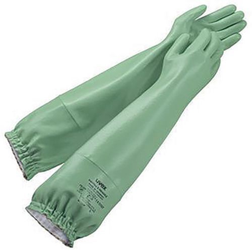 Handschoen chemische bescherming Rubiflex S NB60SZ - groen - Uvex