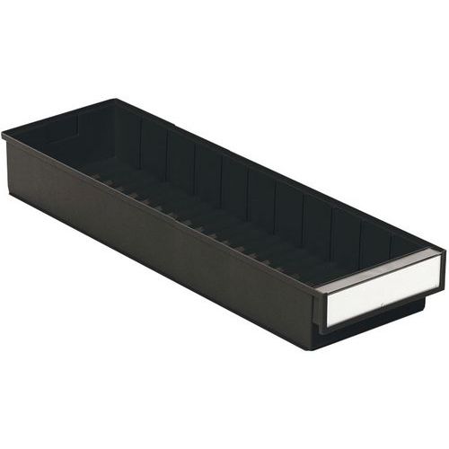 Ladebak ESD voor tussenschotten- Treston, Totale inhoud: 6.5 L, Totale hoogte: 82 mm, Totale breedte: 186 mm