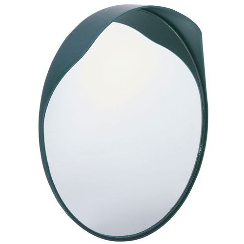 Uitrit spiegel, Bewakingsradius: 3 m, Vorm: Rond, Spiegel Ø: 300 mm, Materiaal: Onbreekbaar polypropyleen