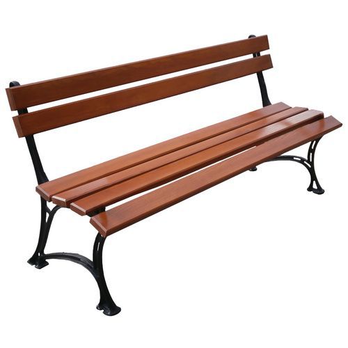 Houten bank Queen voor buiten met rugleuning Houten bank Queen voor buiten met rugleuning