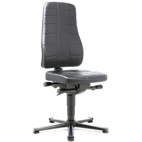 Werkplaatsstoel All-in-One, op glijders_Bimos