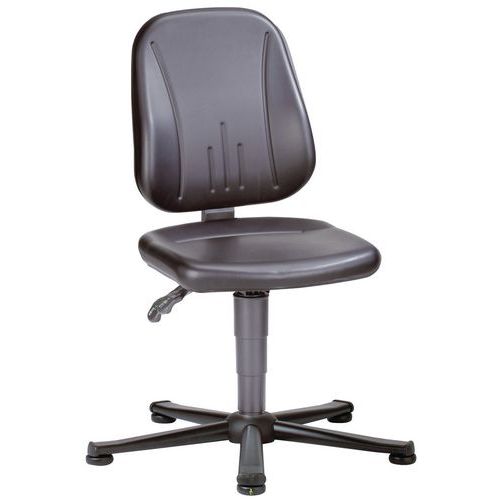 Werkplaatsstoel ESD Unitec, op glijders_Bimos Werkplaatsstoel ESD Unitec, op glijders_Bimos