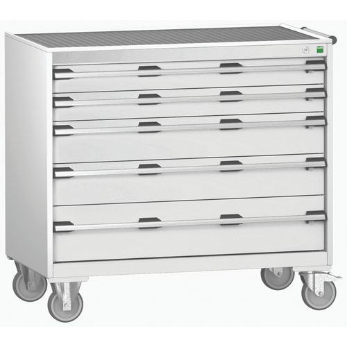 Verrijdbare ladekast Cubio SLR-1068-5.1 - Bott