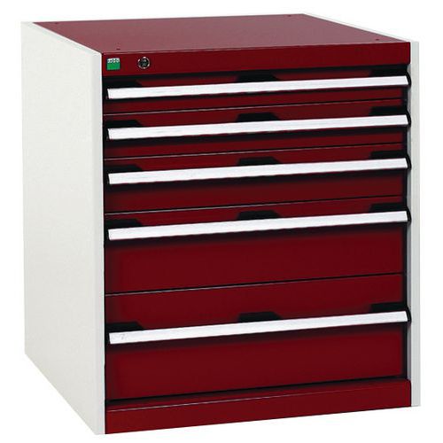 Armoire d'atelier à tiroirs cubio SL-667-5.1 - Bott