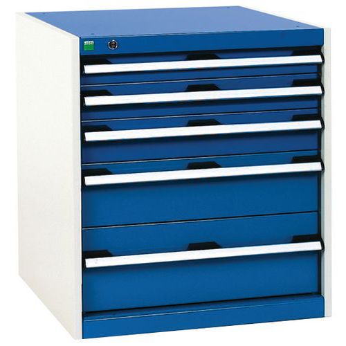 Armoire d'atelier à tiroirs cubio SL-667-5.1 - Bott