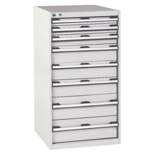 Armoire à tiroirs Cubio - 1200x650x650mm - Bott