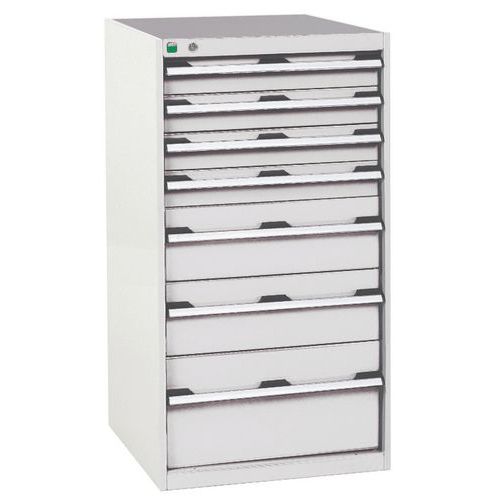 Armoire à tiroirs Cubio - 1200x650x650mm - Bott