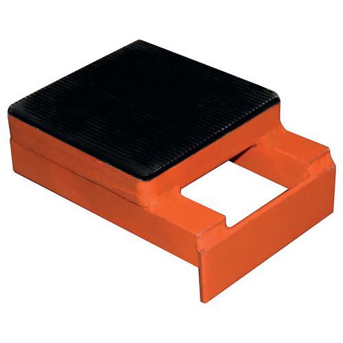 Dikteblok voor RS-looprol, Ergonomisch: nee, Lengte: 175 mm, Hoogte: 45 mm, Materiaal: Staal