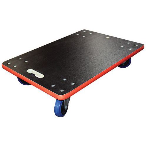 Plateau roulant avec revetement antidérapant et imputrescible - Force 450 kg