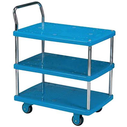 Serveerwagen kunststof 3 etage 300 KG