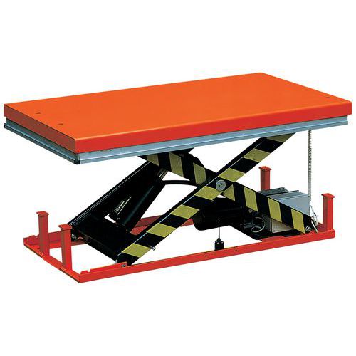 Heftafel elektrische 500 tot 4000 kg, Max. belasting: 500 kg, Max. hefhoogte: 770 mm, Heftijd geladen: 25 s