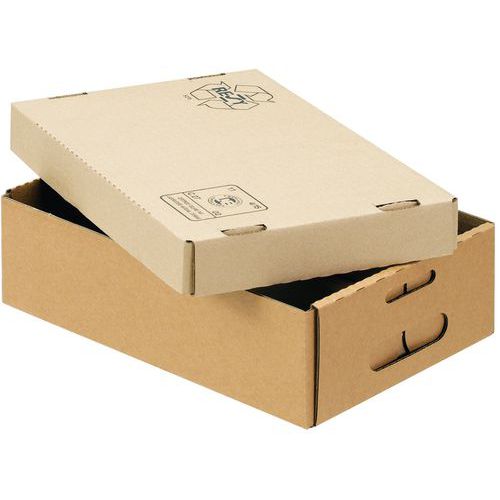 Kartonnen doos, Totale inhoud: 5.4 L, Inwendige hoogte: 78 mm, Inwendige breedte: 188 mm