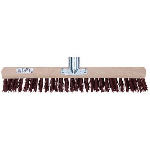Houten bezem - Synthetisch haar - Manutan Expert